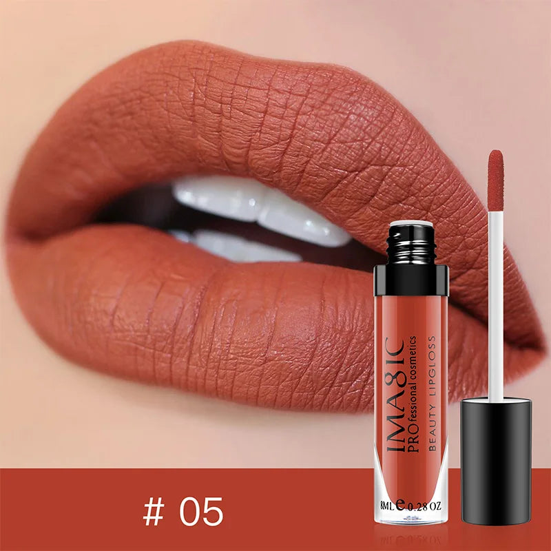 Matte 28 Color Sexy Matte Lipstick Lipgloss Waterproof Long Lasting Gloss Beauty Makeup Lip Gloss Fashion Lip