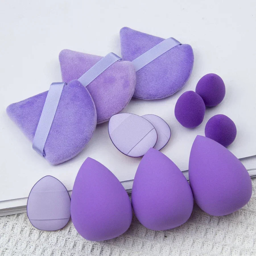 12/14Pcs Makeup Sponge Beauty Egg Cosmetic Puff Foundation Sponges Powder Puff Women Make up Accessories Maquillaje Tool